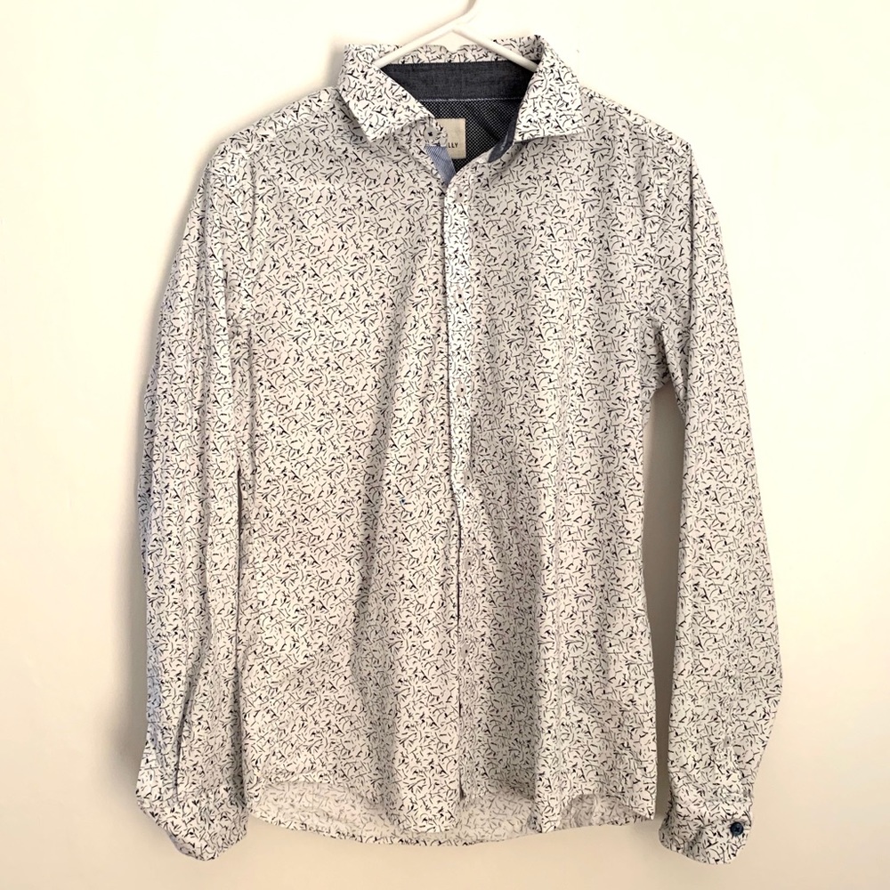 STEEL‎ AND JELLY Men’s Button Down Shirt Medium Business Casual Work Attire